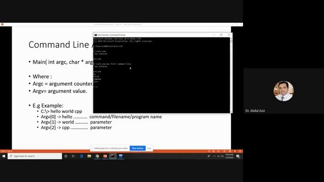 commandline arguments in C++ 05 03 2020 смотреть онлайн