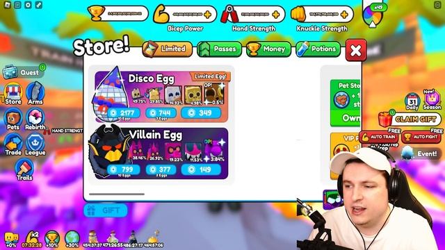 ALL FREE PREMIUM SEASON 2 DINO WORLD CODES! Roblox Arm Wrestle Simulator Codes смотреть онлайн