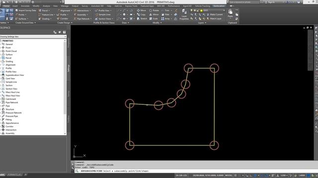 AutoCAD Civil 3D 2016 - Subassembly from polyline смотреть онлайн