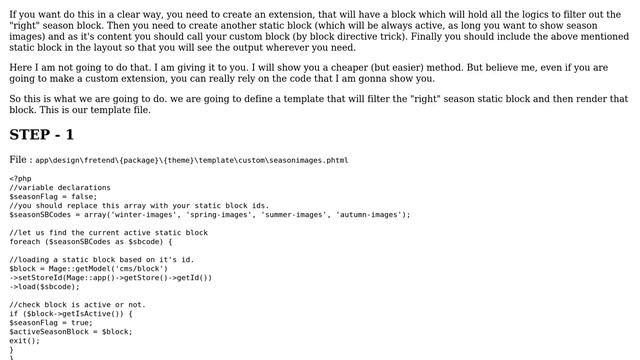 Magento: Header static block/widget with image switch on browser refresh (2 Solutions!!) смотреть онлайн