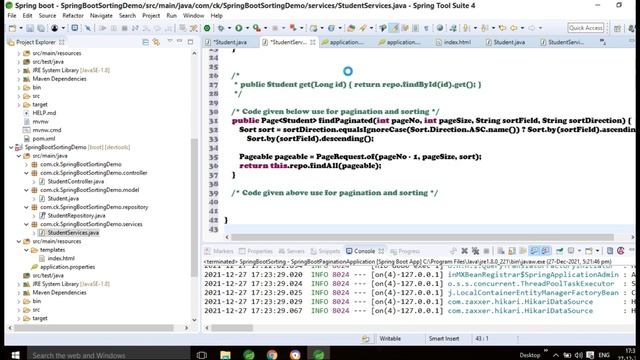 Spring Boot Sorting / Filter example II Thymeleaf II Source code II JPA Data II Mysql II program смотреть онлайн