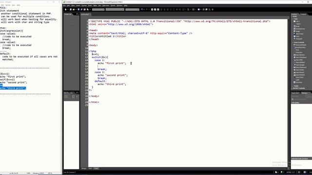 Switch Statement in PHP | How to use the Switch Statement in PHP | When to use the Switch Statement смотреть онлайн