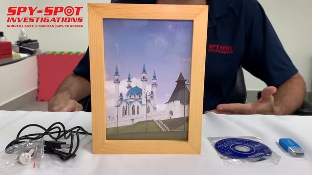 Spy Spot WIFI HD Picture Frame Video Camera IOS Android