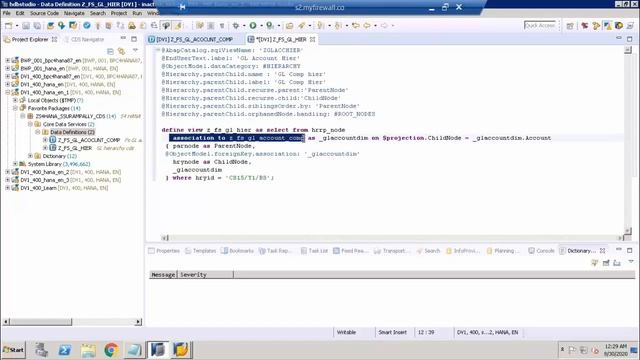 ABAP CDS view Hierarchies in S/4 HANA analytics смотреть онлайн