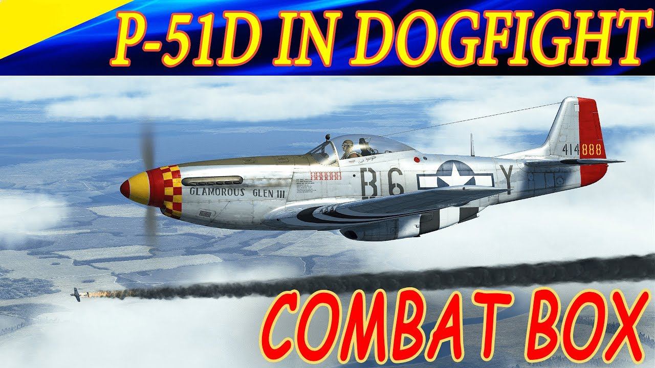 P-51D-15 Mustang in action! Догфайты на Мустанге! Сервер Combat Box! Ил-2 Операция Боденплатте! смотреть онлайн