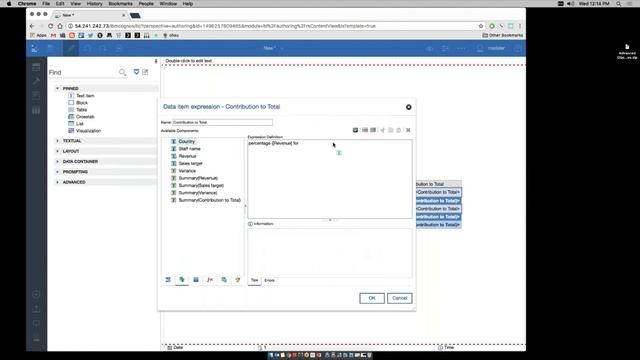 Cognos: Query Calculations