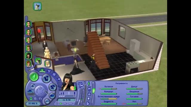 Sims 2: СдС (Вампиры и Кладбище) смотреть онлайн