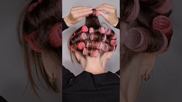 Укладка волос на бигуди-липучки