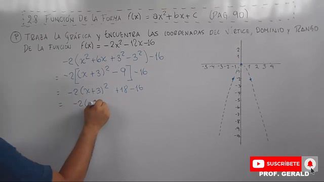 2.8 FUNCIÓN DE LA FORMA ax2+bx+c 1º AÑO DE BACHILLERATO смотреть онлайн