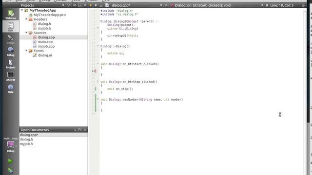 C++ Qt 122 - QtConcurrent Run a thread with signals and slots смотреть онлайн