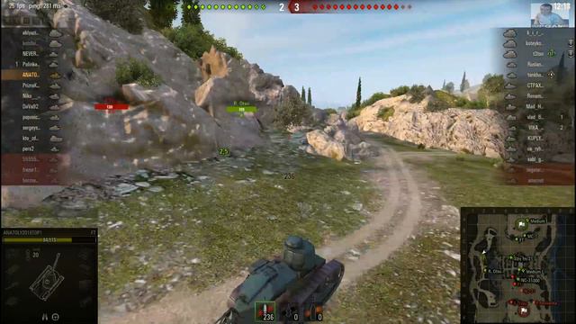Танк FT вот так бывает. World Of Tanks смотреть онлайн