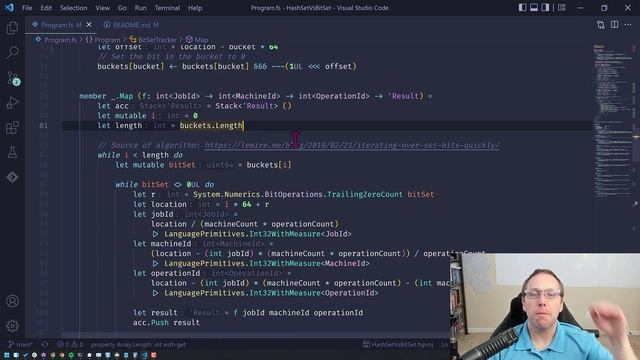 Fast F# Performance Bytes: HashSet vs BitSetTracker Part 1 смотреть онлайн