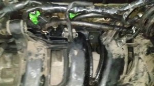 замена прокладок теплообменника Mercedes W211 E200 1,8 KOMPRESSOR