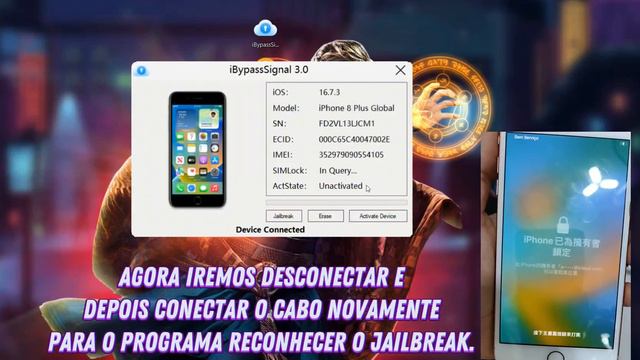 DESBLOQUEIO IPHONE 8 PLUS BLOQUEADO PELO PROPRIETÁRIO (SINAL DE REDE 100% FUNCIONAL !! ) смотреть онлайн