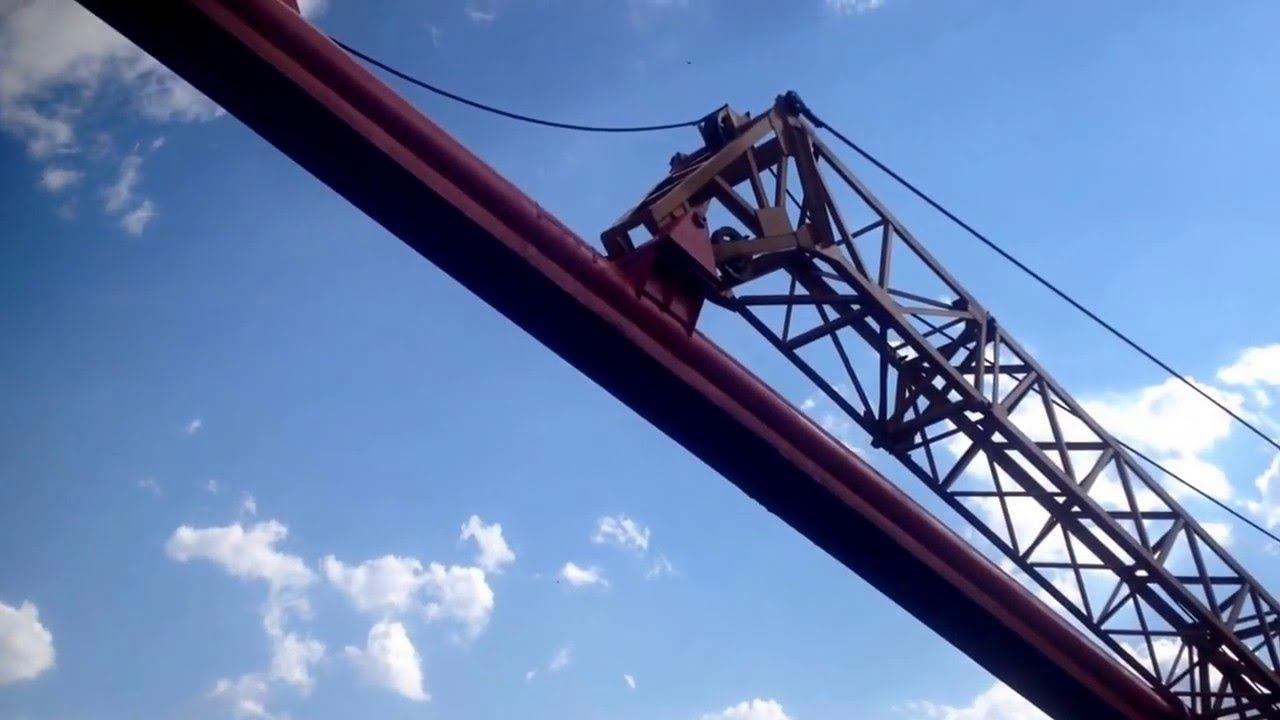 Монтаж копровой мачты.