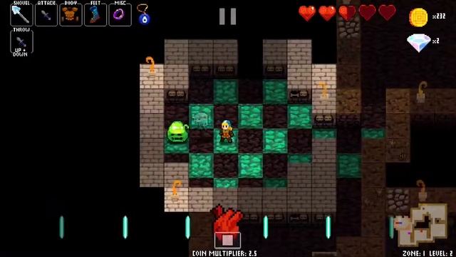 Crypt of the Necrodancer pocket edition test смотреть онлайн