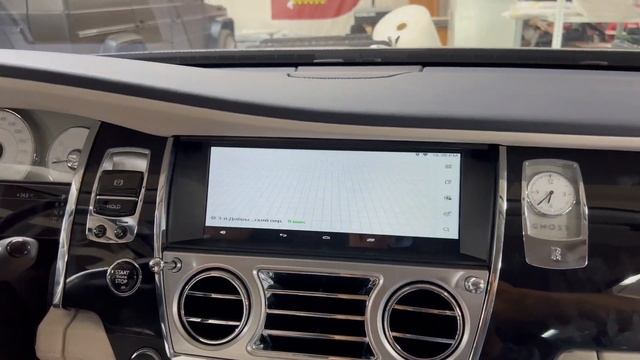 Rolls Royce Ghost - доп мультимедиа на штатный монитор + замена системы 360 смотреть онлайн