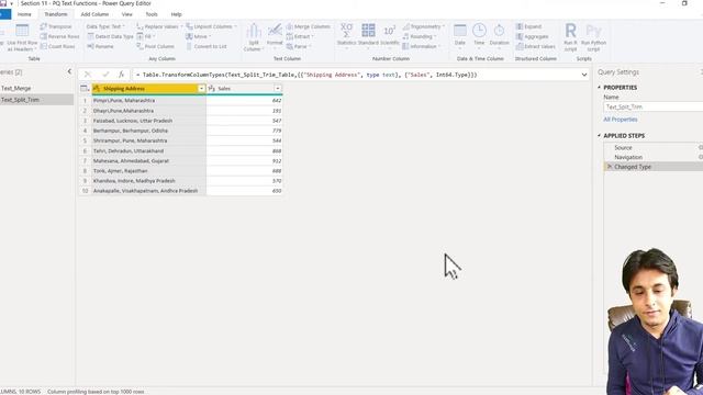 11.2 How to Split & Trim Text in Power BI (Power Query) | Power BI Tutorial for Beginner смотреть онлайн