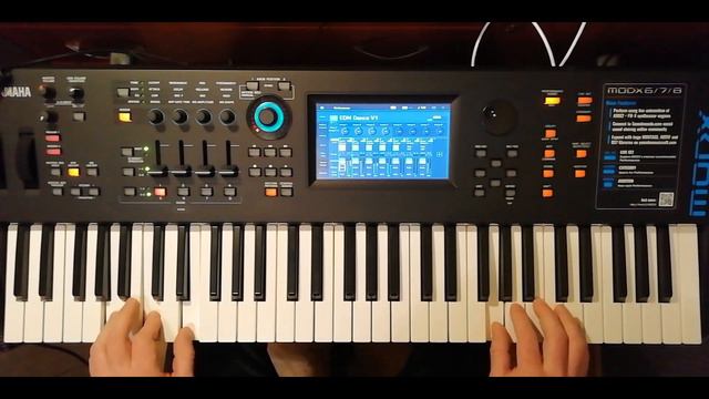 Yamaha MODX live performance (EDM style) смотреть онлайн