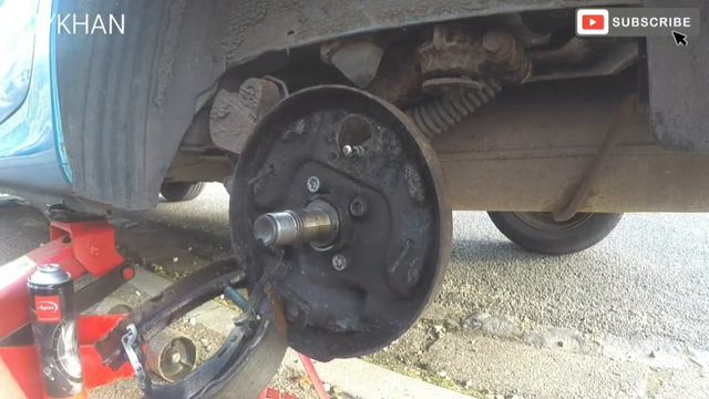 Peugeot 206, 207 Rear Wheel Drum Brake Cylinder Replacement Job || Peugeot Rear Drum Brake Cylinder
