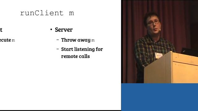 Haskell 2014: A seamless, client-centric programming model for type safe web applications смотреть онлайн
