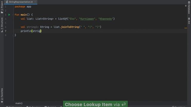 Belajar Kotlin Collection - 15 String Representation смотреть онлайн