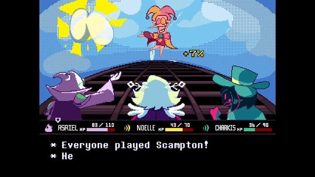 SCAMPTON THE GREAT - Deltarune: Chapter Rewritten Fangame (Mercy & Fight Routes)