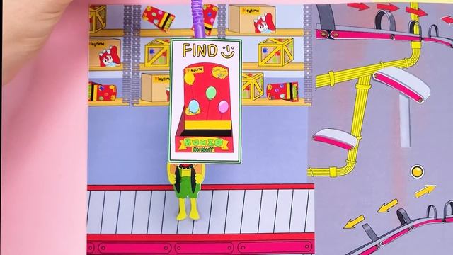 DIY♥  Poppy Playtime Chapter2 Bunzo Bunny Gaming Book 번조버니 파피플레이타임 챕터2 게임북