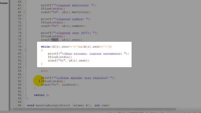 Programación de estructuras en C смотреть онлайн
