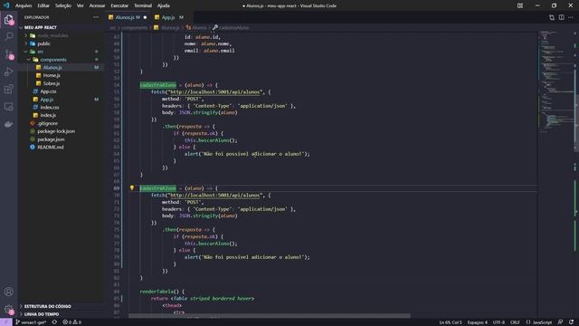 Parte 11 Fazendo UPDATE em uma API REST com React смотреть онлайн