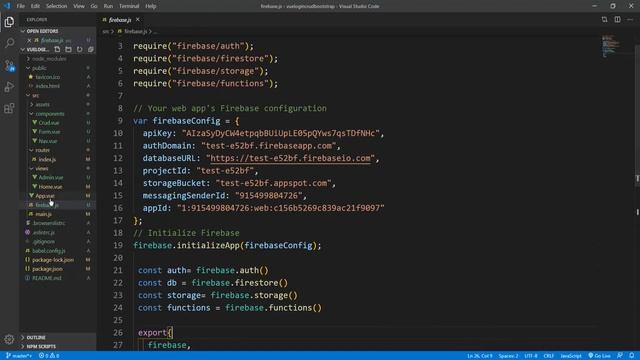 CRUD | Login | Firebase | Authentication | Vue.js | Vue Router | Navigation Guards смотреть онлайн