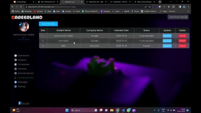 Placement cell using node js. coding ninja смотреть онлайн