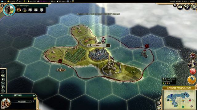 Civilization 5 (deity) - 3 - Attila - let's play česky смотреть онлайн
