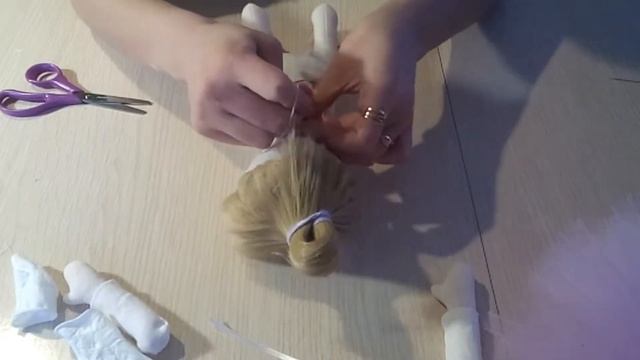 Интерьерная кукла из ткани своими руками. Часть 2. Одеваем куклу Машу смотреть онлайн