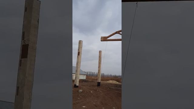 ЖБИ бу ферма 24м,разгрузка,монтаж.Вес 15тонн. смотреть онлайн