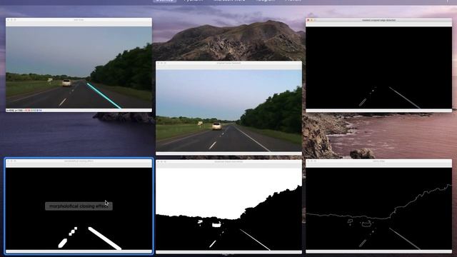 Road Lane Lines detection using HoughLines - OpenCV demo - team53(Devs_Team) -IUT2020 смотреть онлайн