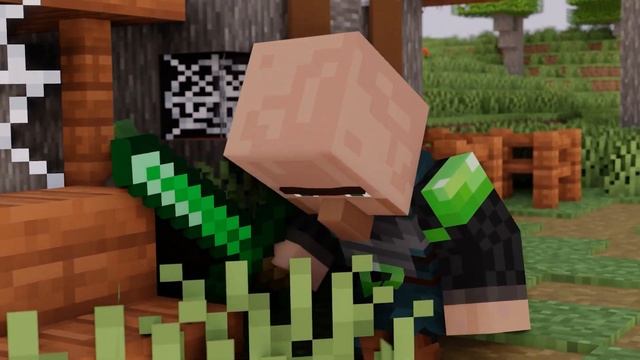 REVENG..!! - The guardians of the village EP 2 - Villagers vs Pillagers (Minecraft animation) смотреть онлайн