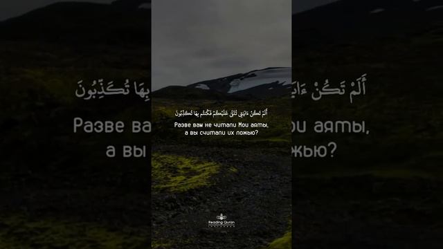 Красивое чтение Корана (сура 23) смотреть онлайн