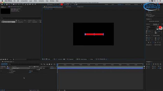 010 After Effects Tutorial: Using The Graph Editor To Change Values