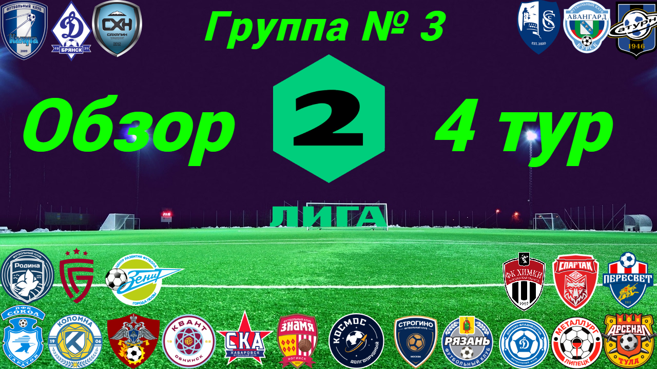 Вторая лига. Обзор 4-го тура группа № 3, сезон 2022/23 смотреть онлайн