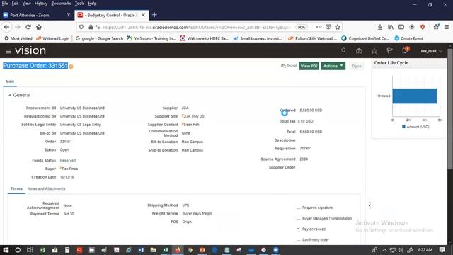 Oracle Cloud Financials - Budget смотреть онлайн