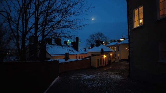 Heights Of Södermalm, Stockholm - Winter Walk (4K)