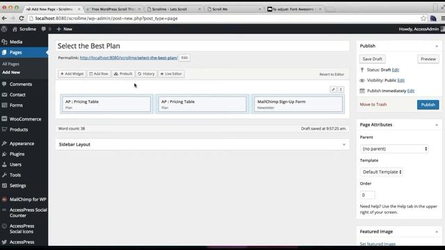 Elegant Theme Scroll Me - How to Configure Buy Page with Horizontal Scroll Menu | WordPress Tutoria смотреть онлайн