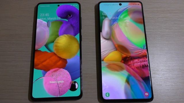 Samsung Galaxy A51 vs Galaxy A71 Bootanimation смотреть онлайн