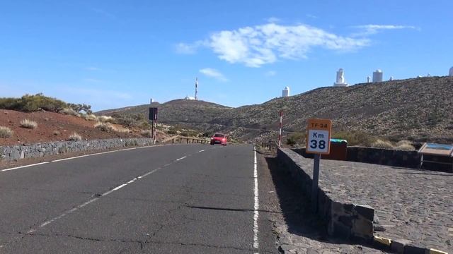Тенерифе: Смотровая площадка обсерватория Тейде - Mirador observatorio del Teide смотреть онлайн