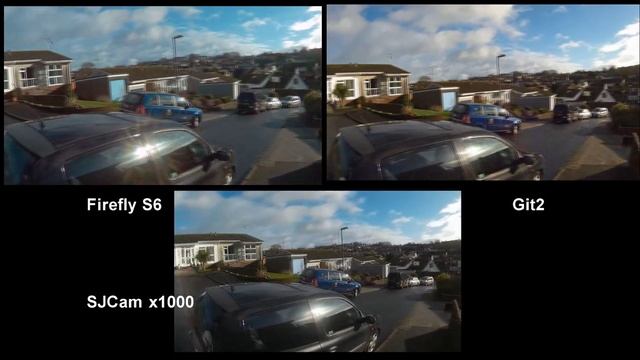 GitUp Git 2 vs Firefly S6 gyro stabilised action cameras - vs SJCamx1000 non gyro смотреть онлайн