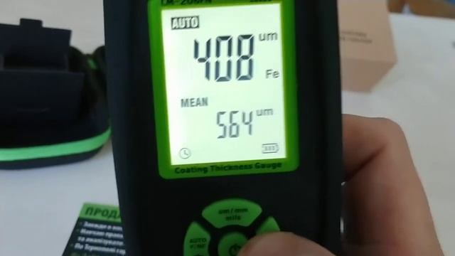 Відеоурок по користуванню товщиноміром CM-206FN