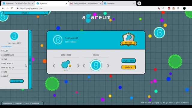 Agareum: обзор личного кабинета смотреть онлайн