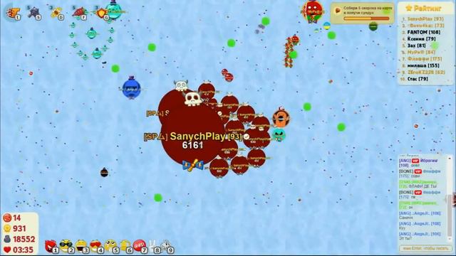 Агарио: Голодные игры│Разносим сервер!│ SB#28 смотреть онлайн