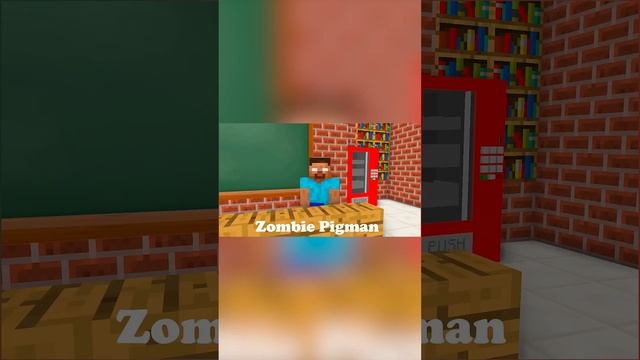 Monsters School in Minecraft: Bottle Challenge смотреть онлайн